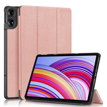 Techsuit "FoldPro" tok Xiaomi Redmi Pad Pro / Redmi Pad Pro 5G / Xiaomi Poco Pad - rose gold