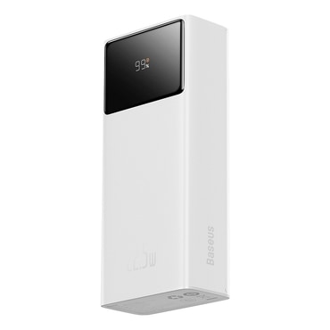 Power bank 20000 mAh 45 W beépített kábellel Baseus „EnerFill Qpow3 Ultra” – fekete
