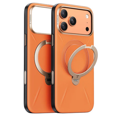 Prémium tok Torras "Q3 VegSkin" iPhone 17 Pro – orange
