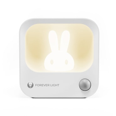 Asztali LED lámpa 4,5 W fehér fénnyel Forever Light „Astrid Bunny” – fehér