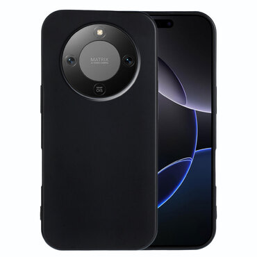 TPU gél tok Honor Magic8 Lite készülékekhez - fekete