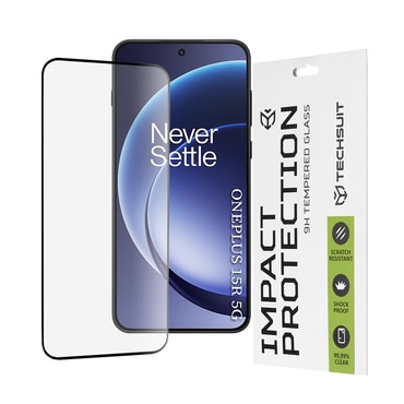 Prémium 3D Full Body üvegfólia Techsuit OnePlus 15R készülékekhez - fekete