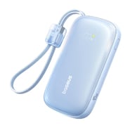 Power bank 10000 mAh 45W beépített kábellel Baseus „EnerFill Qpow3 Ultra” – galaxy blue