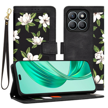 Nyitható tok Techsuit "FlipCraft" Honor X8b készülékekhez - flowers of the dawn