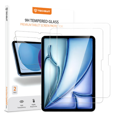 Techsuit ArmorGlass CrystalHD védőüveg 2 db-os csomag - iPad Air 11 2024 / iPad Air 11 2025 készülékhez