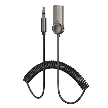 Bluetooth audio vevő Borofone BC56 - 3.5 mm jack, Bluetooth 5.0 - szürke