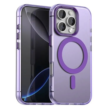 Hibrid tok Techsuit "CandyCase MagSafe" iPhone 16 Pro készülékekhez - purple