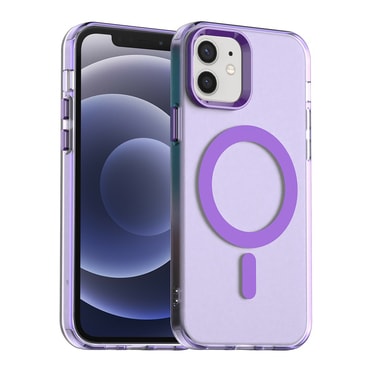 Hibrid tok Techsuit "CandyCase MagSafe" iPhone 12 / iPhone 12 Pro készülékekhez - purple