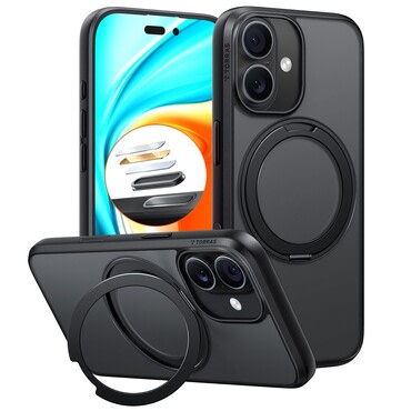 Prémium tok Torras "Ostand Pro" iPhone 17 készülékekhez - black