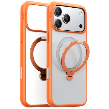 Prémium tok Torras "Ostand Spin" iPhone 17 Pro Max készülékekhez - orange