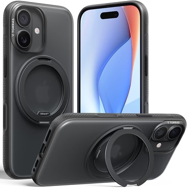 Prémium tok Torras "Ostand R Fitness" iPhone 17 készülékekhez - black