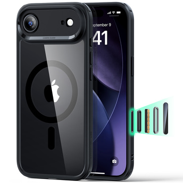 Hibrid tok ESR "Classic Hybrid HaloLock" iPhone Air készülékekhez - clear black