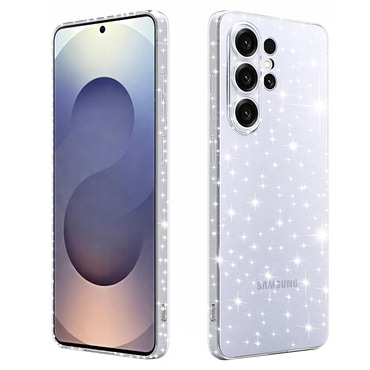 Átlátszó TPU gél tok Techsuit "SparkleSkin” Samsung Galaxy S26 Ultra készülékekhez