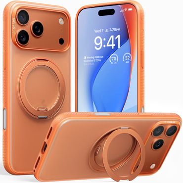 Prémium tok Torras "Ostand R Fitness" iPhone 17 Pro Max készülékekhez - orange