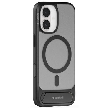 Prémium tok Torras "Pstand" iPhone 17 készülékekhez - black