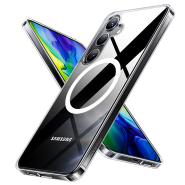 Prémium tok Torras "Diamond MagSafe" Samsung Galaxy S24 készülékekhez - clear