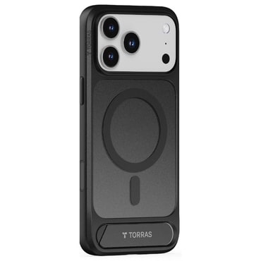 Prémium tok Torras "Pstand" iPhone 17 Pro készülékekhez - black