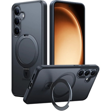 Prémium tok Torras "Ostand" Samsung Galaxy S25 Plus készülékekhez - black