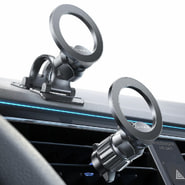 Autós MagSafe telefontartó Lisen "YL022" szellőzőrácsra és műszerfalra - fekete