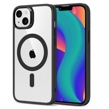 Hibrid tok ESR "Classic Hybrid HaloLock" iPhone 14 Plus készülékekhez - clear black