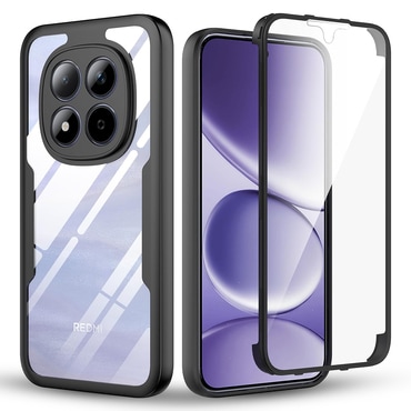 Hibrid tok Techsuit "ColorVerse 360" teljes körű védelemmel Xiaomi Redmi Note 15 Pro 5G - hoz - fekete