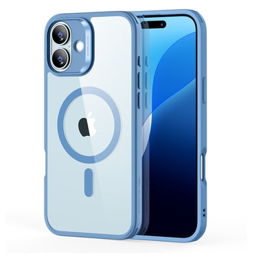 Hibrid tok ESR "Classic Hybrid HaloLock" iPhone 16 készülékekhez - clear blue
