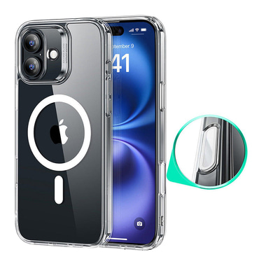 Hibrid tok ESR "Classic Hybrid HaloLock" iPhone 16 készülékekhez - clear