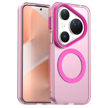 Hibrid tok Techsuit "CandyCase MagSafe" Huawei Pura 80 Ultra készülékekhez - pink