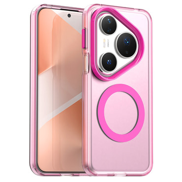 Hibrid tok Techsuit "CandyCase MagSafe" Huawei Pura 80 Pro készülékekhez - pink