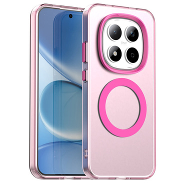 Hibrid tok Techsuit "CandyCase MagSafe" Xiaomi Redmi Note 15 Pro 5G készülékekhez - pink