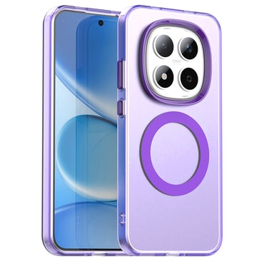 Hibrid tok Techsuit "CandyCase MagSafe" Xiaomi Redmi Note 15 Pro 5G készülékekhez - purple