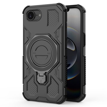 Hibrid tok "Carbon Shield Pro" iPhone 16e készülékekhez - black