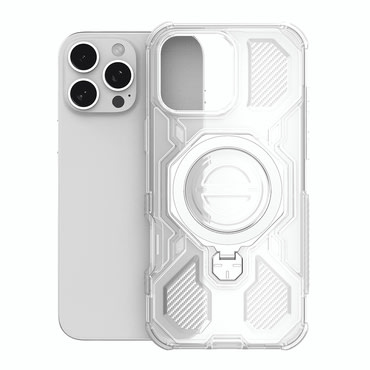 Hibrid tok "Carbon Shield Pro" Samsung Galaxy S26 Plus készülékekhez - white transparent