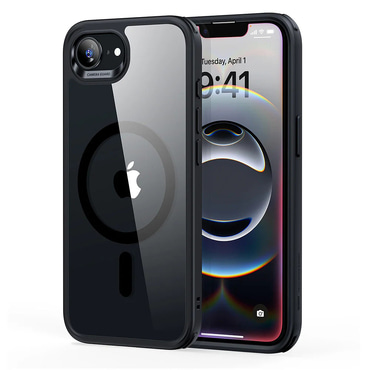 Hibrid tok ESR "Classic Hybrid HaloLock" iPhone 16e készülékekhez - clear black