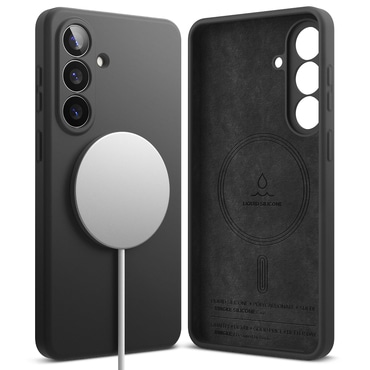 Tok Ringke "Silicone Magnetic" Samsung Galaxy S26 Plus készülékekhez - black