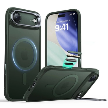 Hibrid tok ESR "Classic Hybrid HaloLock Kickstand" iPhone Air készülékekhez - frosted green
