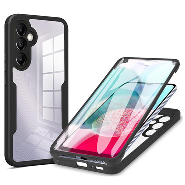 Hibrid tok Techsuit "ColorVerse 360" teljes körű védelemmel Samsung Galaxy A14 4G / A14 5G - hoz - fekete