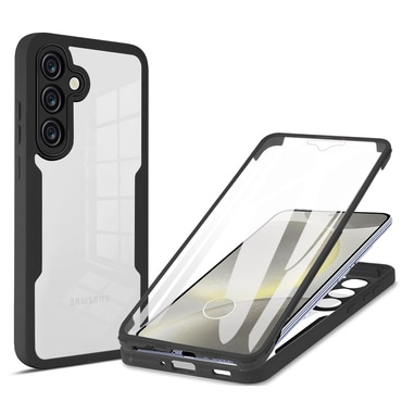 Hibrid tok Techsuit "ColorVerse 360" teljes körű védelemmel Samsung Galaxy S26 - hoz - fekete