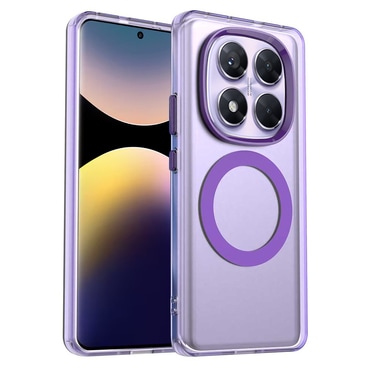 Hibrid tok Techsuit "CandyCase MagSafe" Xiaomi Redmi Note 14 Pro 4G készülékekhez - purple