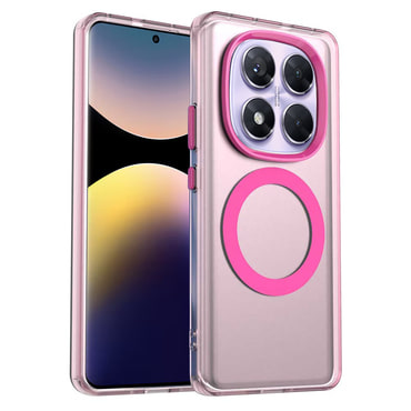 Hibrid tok Techsuit "CandyCase MagSafe" Xiaomi Redmi Note 14 Pro 4G készülékekhez - pink
