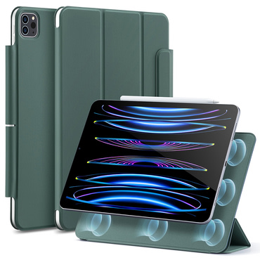 ESR "Rebound Magnetic" mágneses tok iPad Pro 11 2018 / 2020 / 2021 / 2022 készülékekhez - forest green