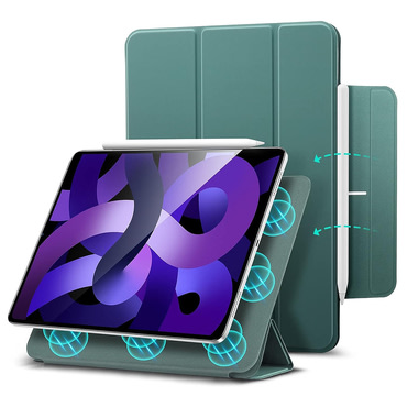 ESR "Rebound Magnetic" mágneses tok iPad Pro 11 2018 / iPad Air 2020 / iPad Air 2022 / iPad Air 11 2024 készülékekhez - forest green