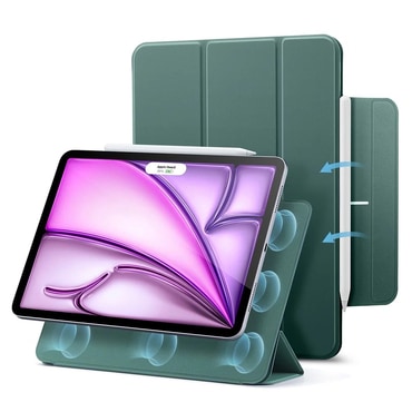 ESR "Rebound Magnetic" mágneses tok iPad Pro 12.9 2020 / iPad Pro 12.9 2021 / iPad Pro 12.9 2022 / iPad Air 13 2024 / iPad Air 13 2025 készülékekhez - forest green