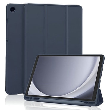 Techsuit "Flex Trifold” tok ceruzatartóval Samsung Galaxy Tab A9 készülékhez - dark blue
