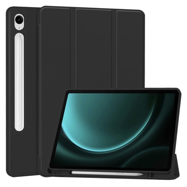 Techsuit "Flex Trifold” tok ceruzatartóval Samsung Galaxy Tab S9 FE / S10 FE készülékhez - black