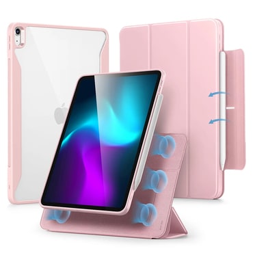 ESR "Rebound Hybrid 360" mágneses 2 az 1-ben tok iPad Air 13 2024 / iPad Air 13 2025 készülékekhez - pink