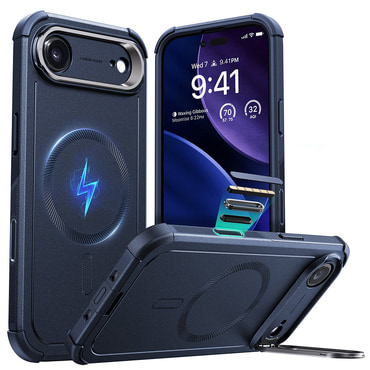ESR Cyber Armor Kickstand hibrid tok iPhone Air készülékhez - blue