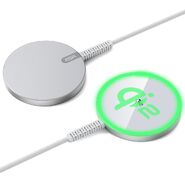 ESR "HaloLock Qi2" 15W mágneses vezeték nélküli töltőállomás, USB-C csatlakozó - fehér