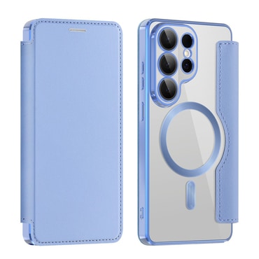 Nyitható tok "SmartMag Book" MagSafe technológiával és RFID pénztárcával Samsung Galaxy S26 Ultra készülékekhez - light blue