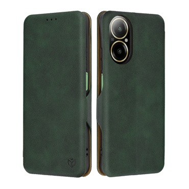 Nyitható tok Techsuit "Safe Wallet Plus" Realme C67 4G készülékekhez - zöld